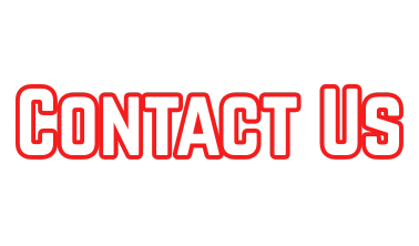Bold text saying "CONTACT US" in red.